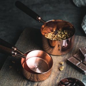 Gold Stainless Steel Measuring Cups And Measuring